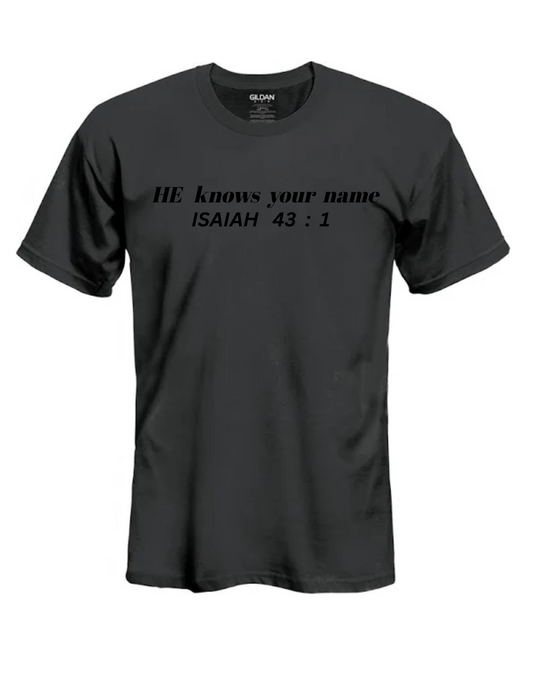 He Knows My Name (Black)